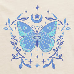 Women's Divine Butterfly Short Sleeve Crusher Boxy Tee