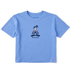 Women's Jackie Breathe Short Sleeve Crusher Boxy Tee
