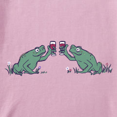 Women's Frog Cheers Short Sleeve Crusher Boxy Tee
