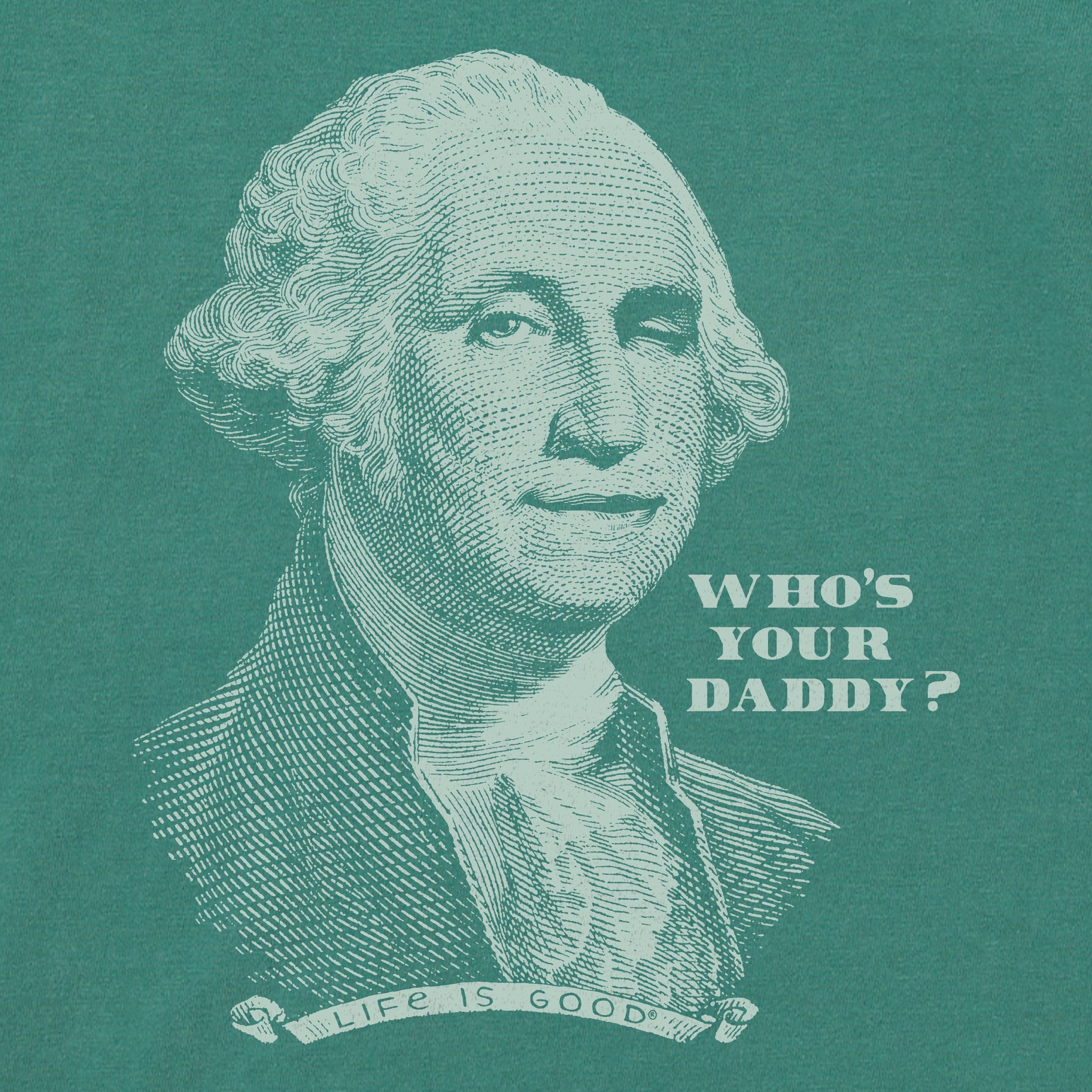 Men's Who's Your Daddy? Short Sleeve Crusher Tee