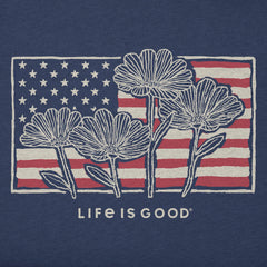 Women's Flower Flag Short Sleeve Tee