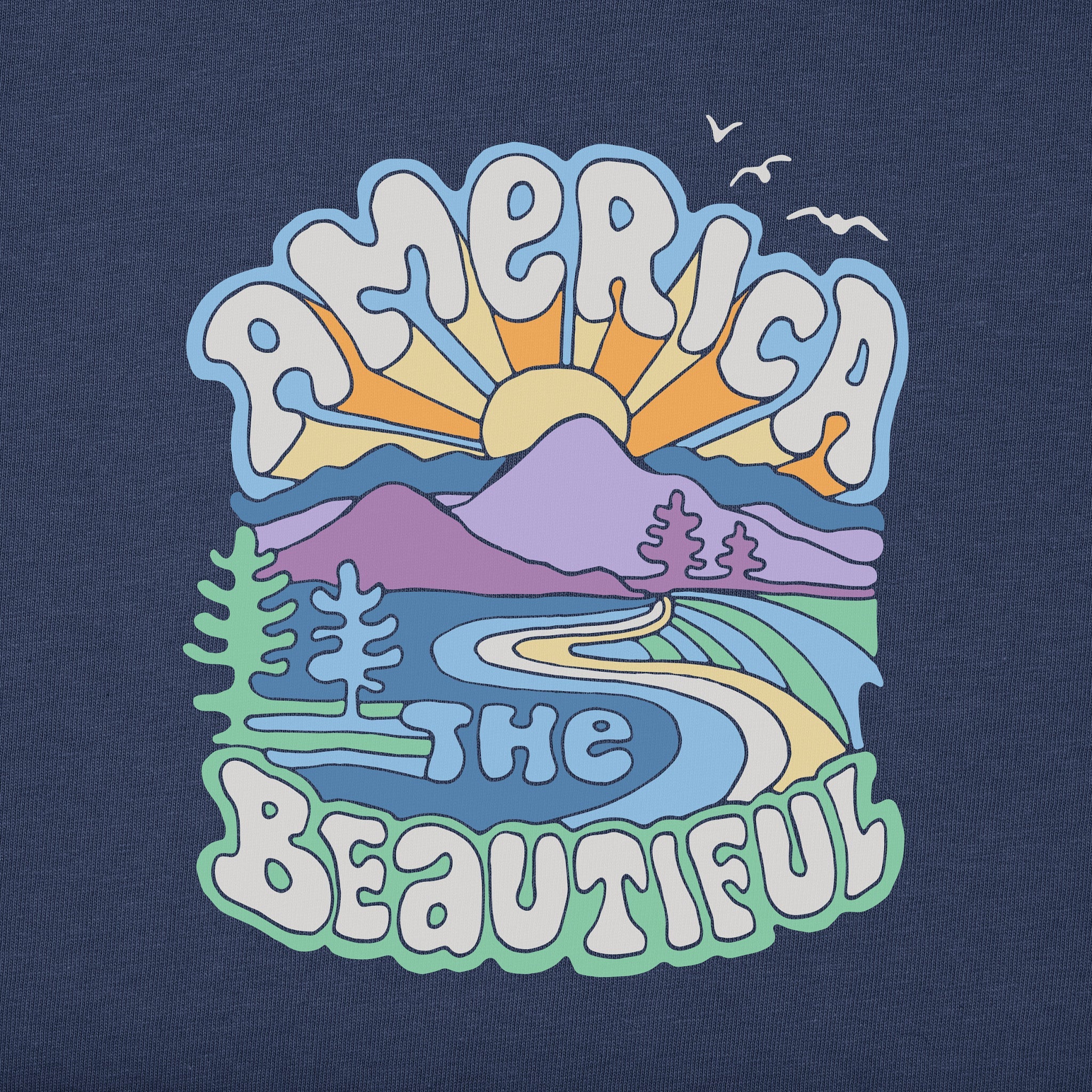 Men's America the Beautiful Short Sleeve Tee
