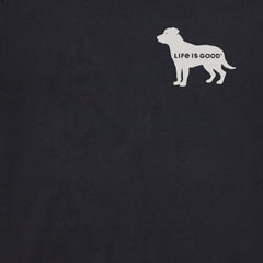 Men's Home of My Dog USA Flag back Short Sleeve Tee