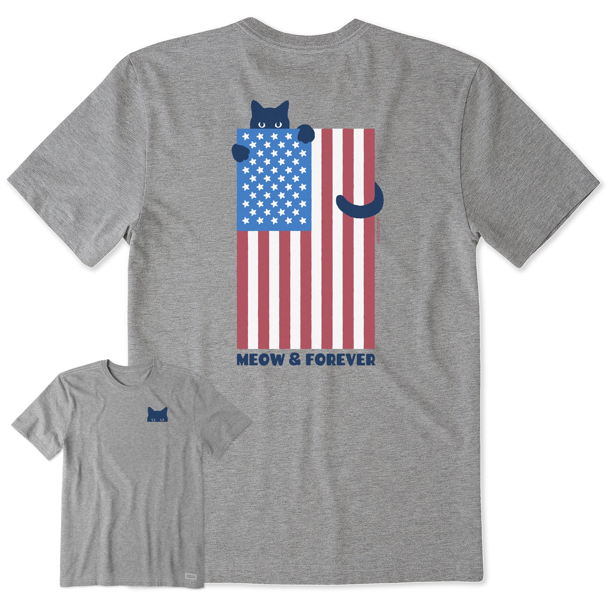 Men's Meow & Forever Short Sleeve Tee