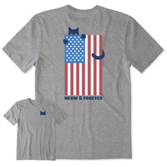 Men's Meow & Forever Short Sleeve Tee
