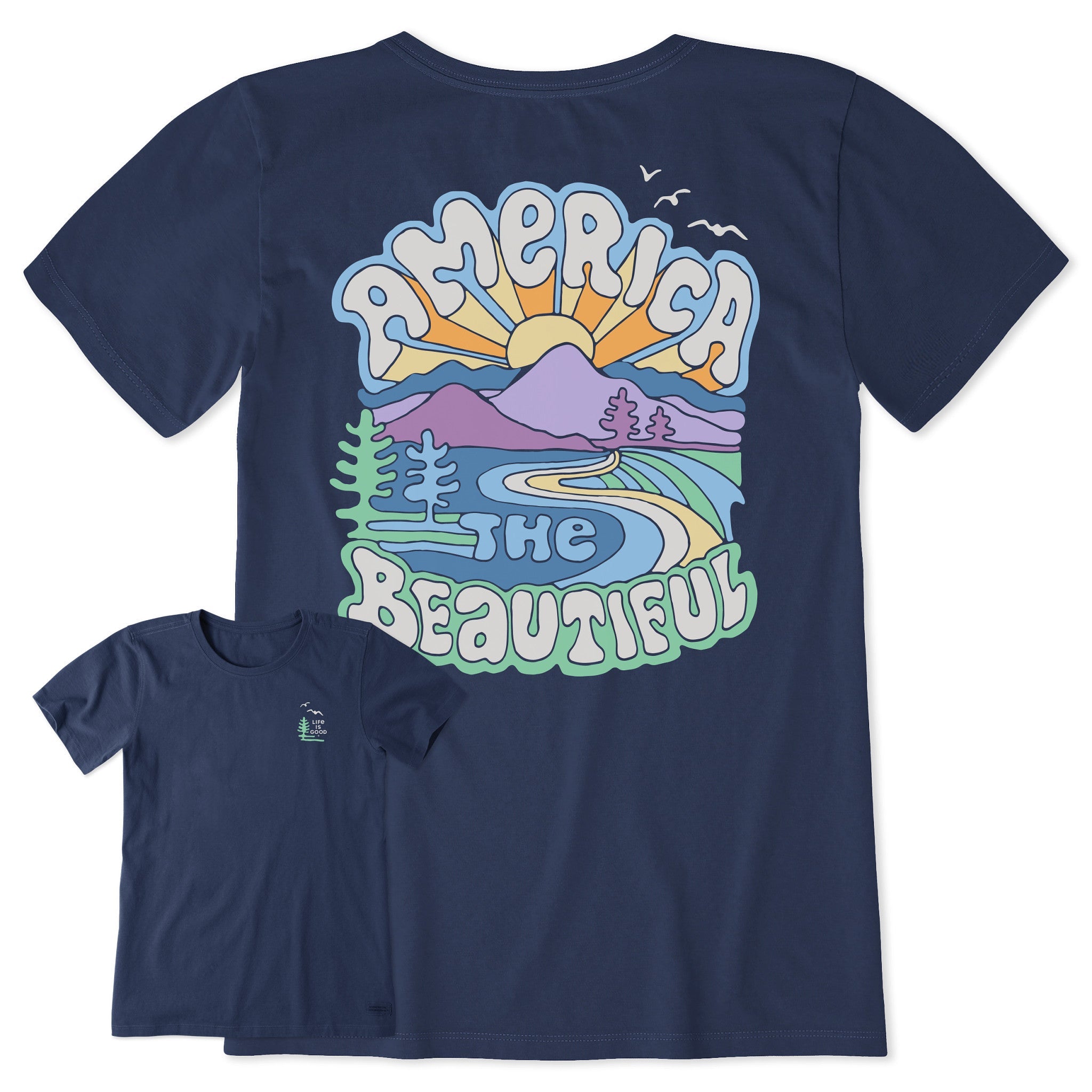 Women's America the Beautiful Short Sleeve Tee