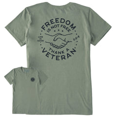 Women's Freedom is not Free Short Sleeve Crusher Tee