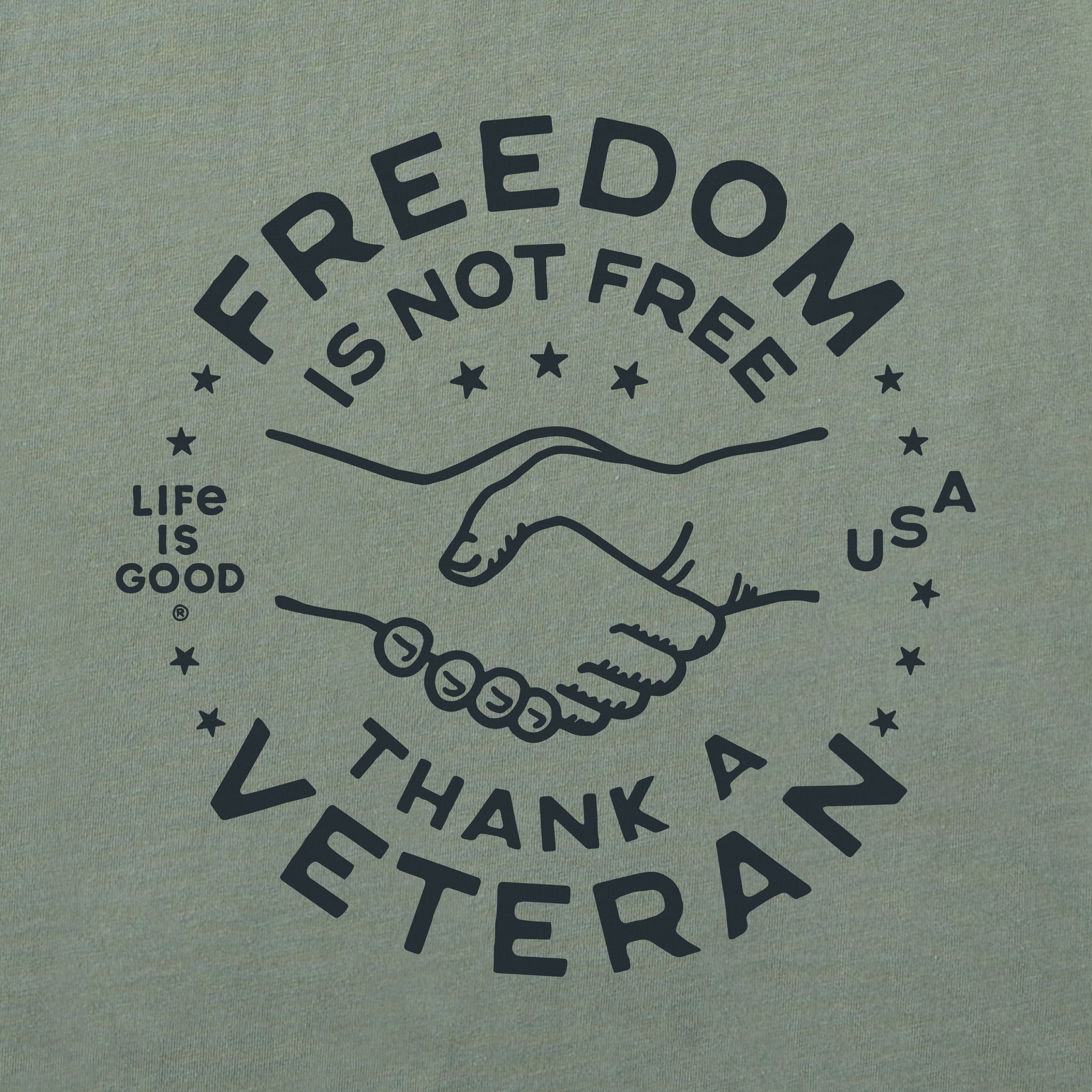 Women's Freedom is not Free Short Sleeve Crusher Tee