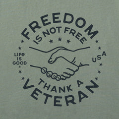 Women's Freedom is not Free Short Sleeve Crusher Tee