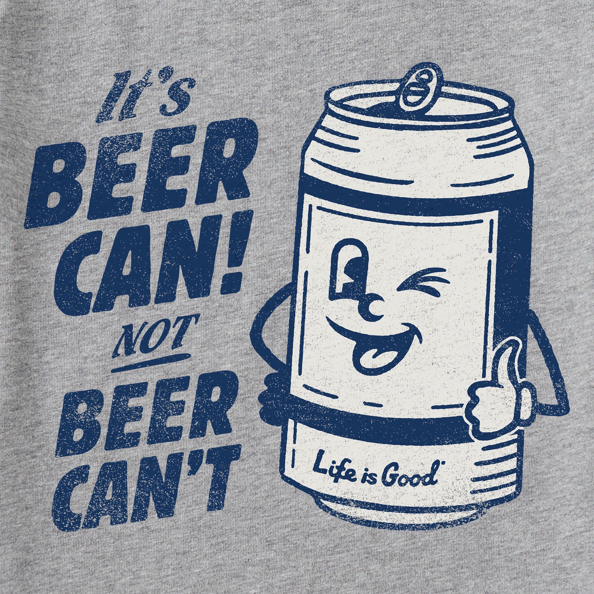 Men's Beer Can Short Sleeve Crusher-LITE Tee