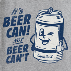 Men's Beer Can Short Sleeve Crusher-LITE Tee