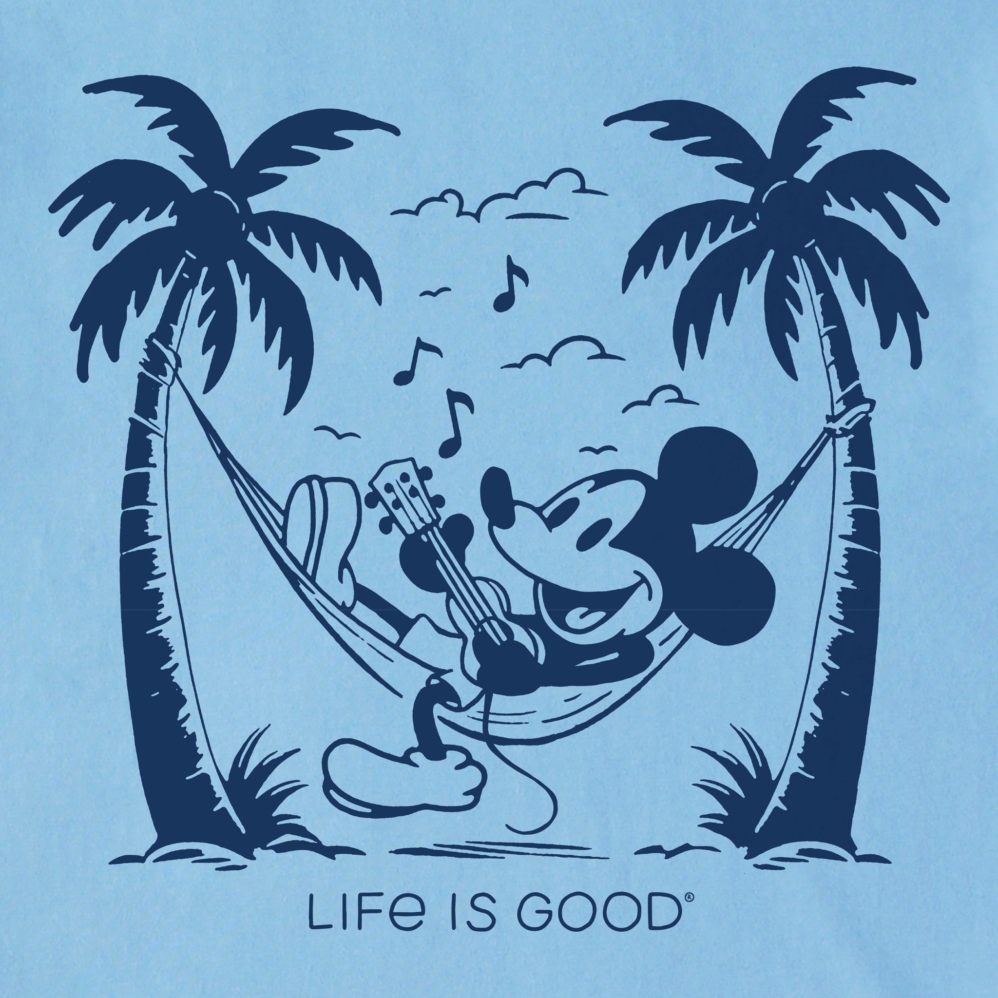 Men's Steamboat Willie Hammock Jammin Short Sleeve Tee