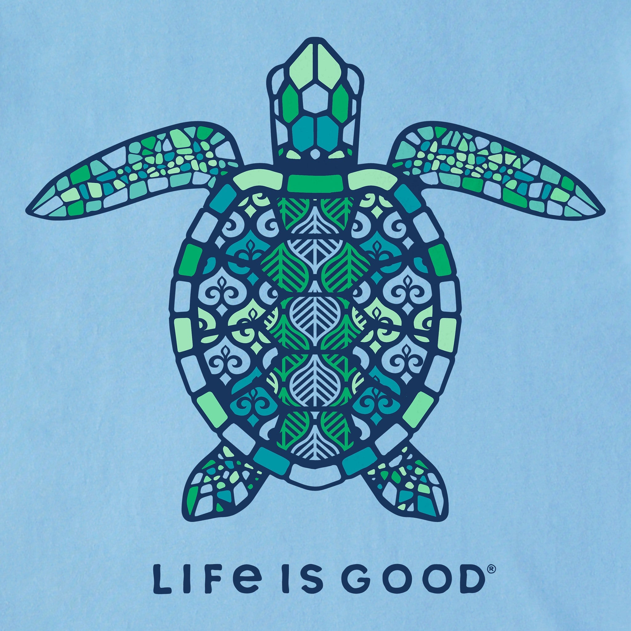 Men's Mandala Turtle Short Sleeve Tee