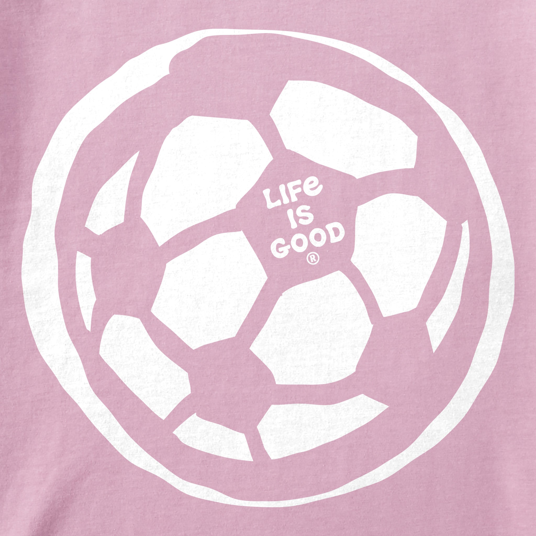 Kids Soccer Ball Sketch Short Sleeve Crusher Tee