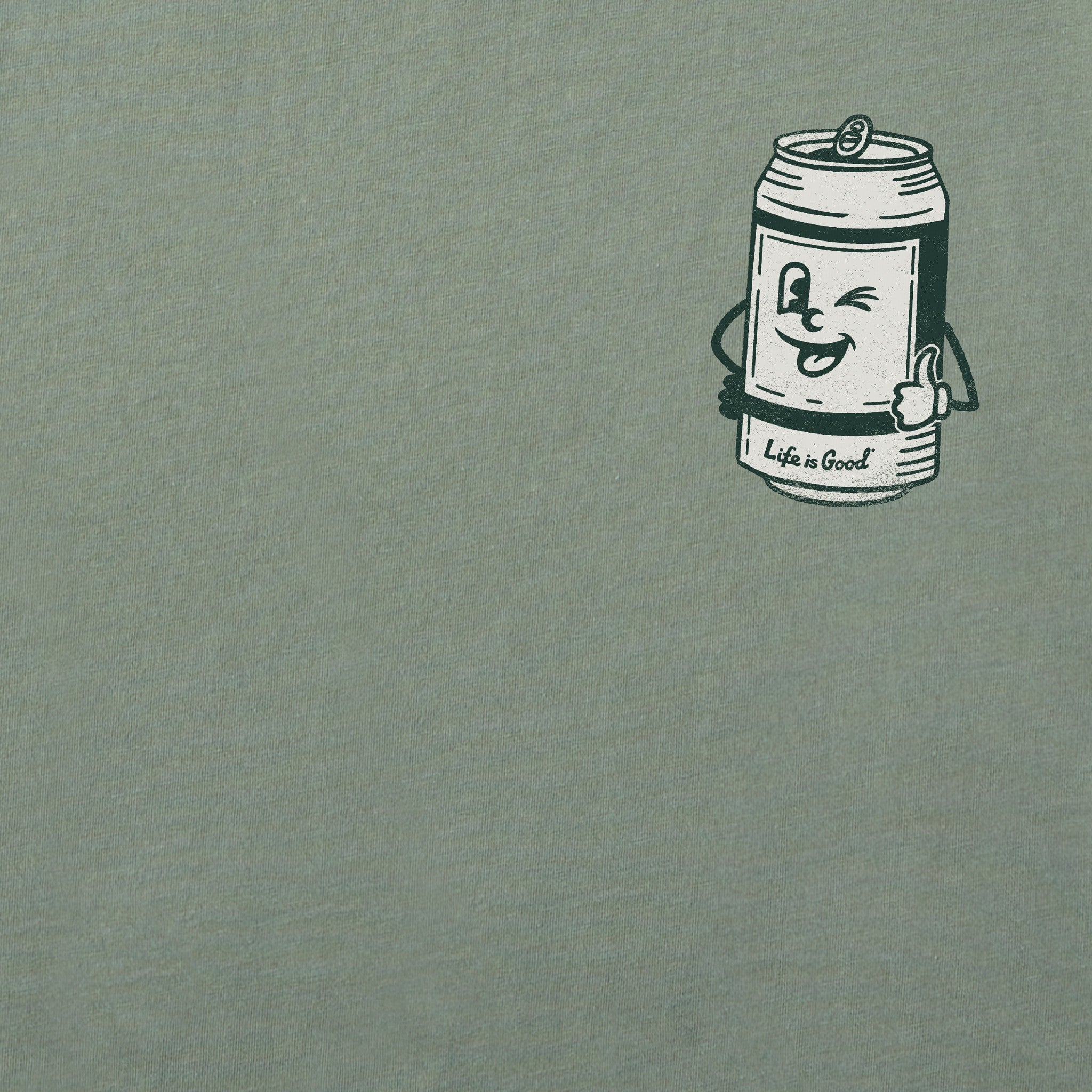 Men's Beer Can Short Sleeve Crusher Tee