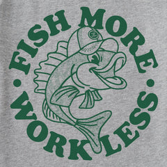 Men's Matchbook Fish More Work Less Short Sleeve Tee