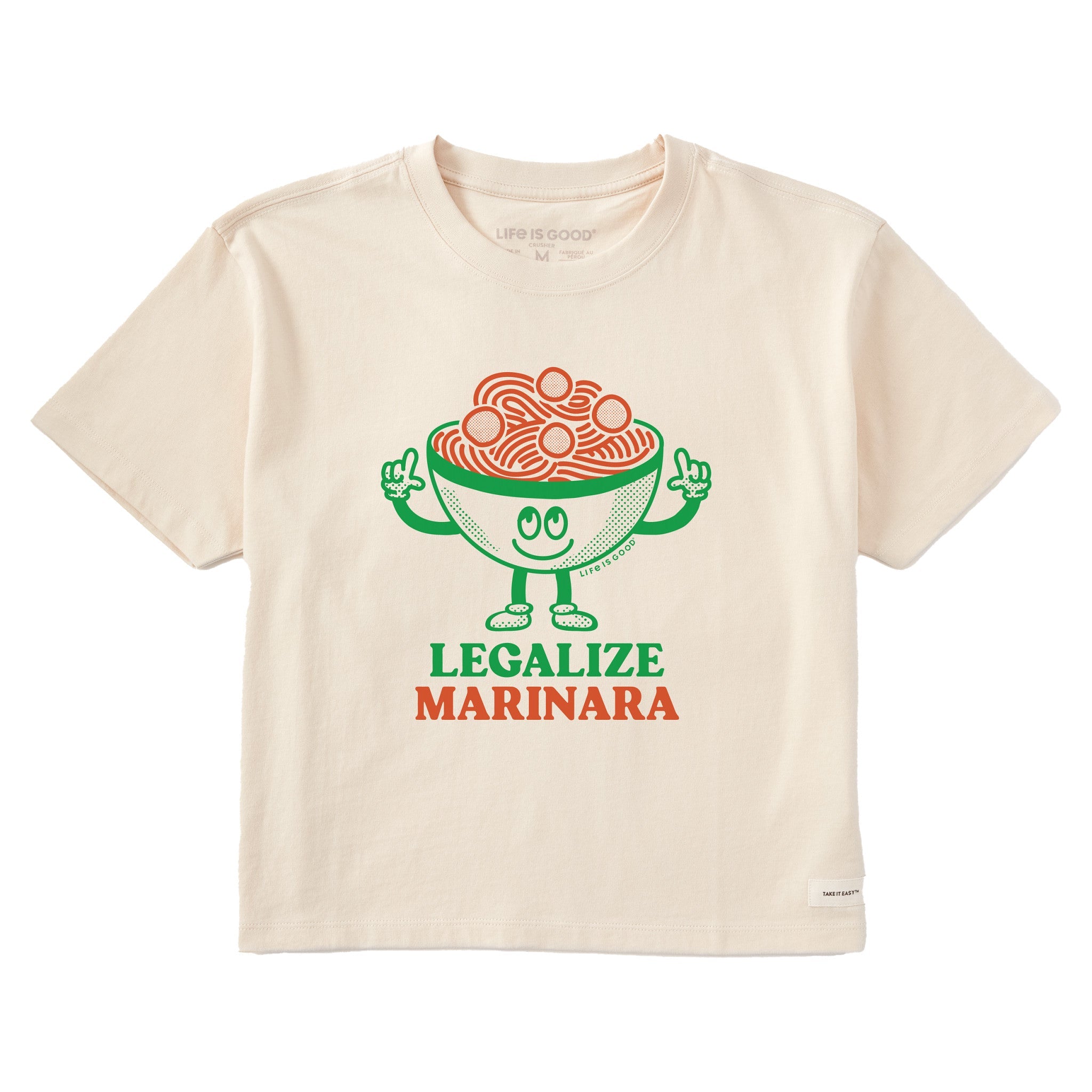 Women's Legalize Marinara Short Sleeve Crusher Boxy Tee