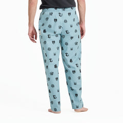 Men's Dog Portrait Pattern Classic Sleep Pant