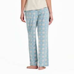 Women's Hello Sunshine Pattern Snuggle Up Sleep Pant