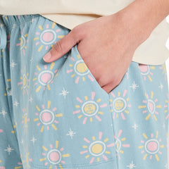Women's Hello Sunshine Pattern Snuggle Up Sleep Pant