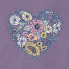 Women's Flowerful Love Snuggle Up Sleep Vee