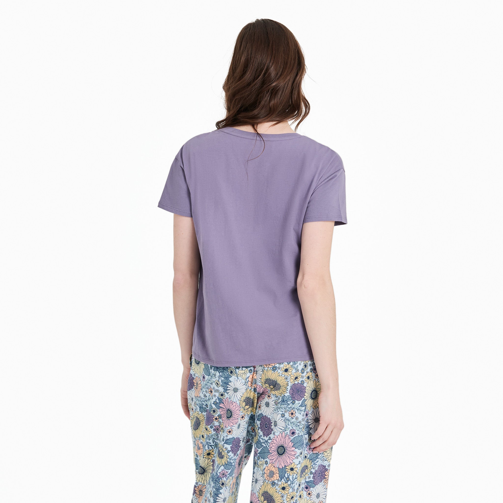 Women's Flowerful Love Snuggle Up Sleep Vee