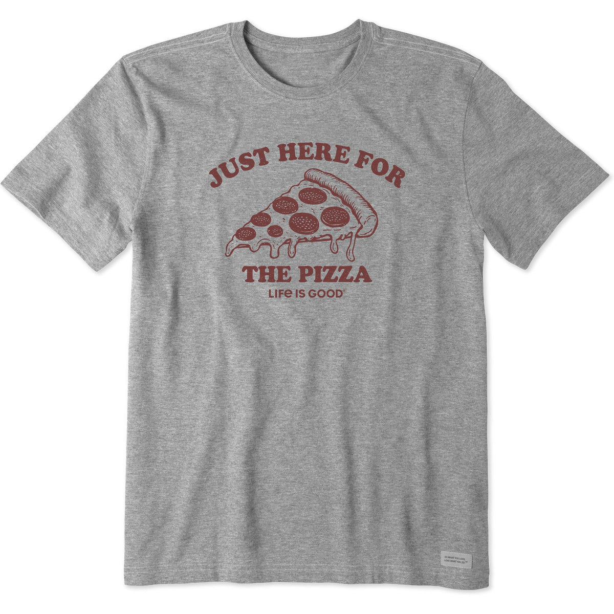 Men's Here for the Pizza (Pepperoni) Short Sleeve Tee