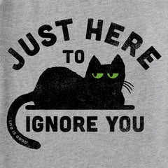 Men's Here to Ignore You Short Sleeve Tee