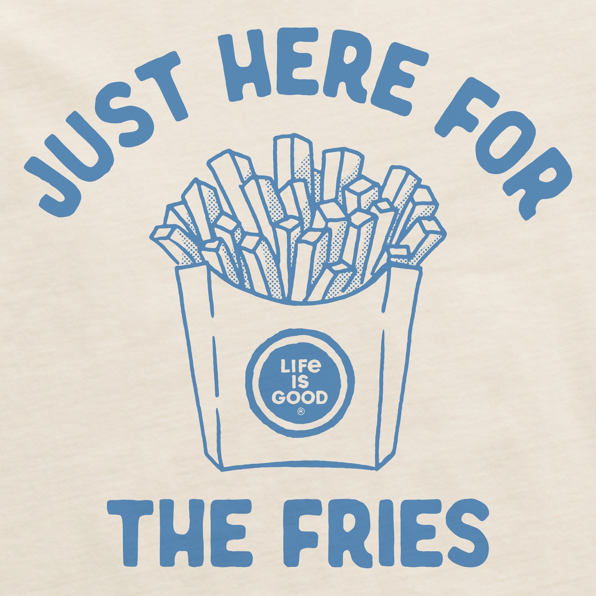 Women's Here for the Fries Short Sleeve Crusher Boxy Tee