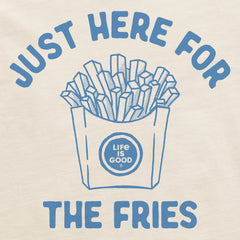 Women's Here for the Fries Short Sleeve Crusher Boxy Tee