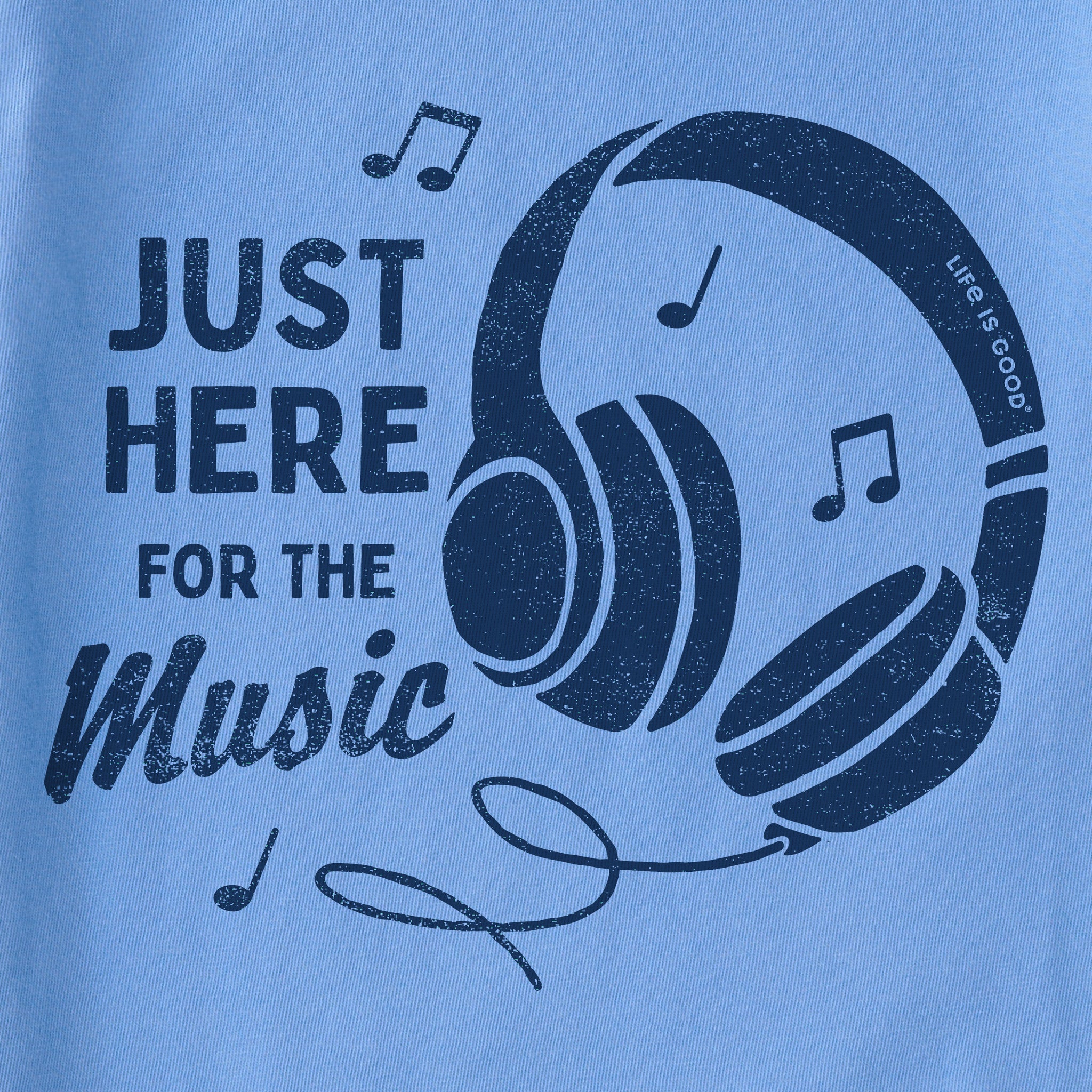 Women's Here for the Music Short Sleeve Crusher Boxy Tee