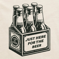 Women's Here for the Beer (6 pack) Short Sleeve Crusher Boxy Tee
