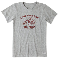 Women's Here for the Pizza (Pepperoni) Short Sleeve Tee