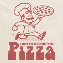 Women's Here for the Pizza Short Sleeve Crusher Tee