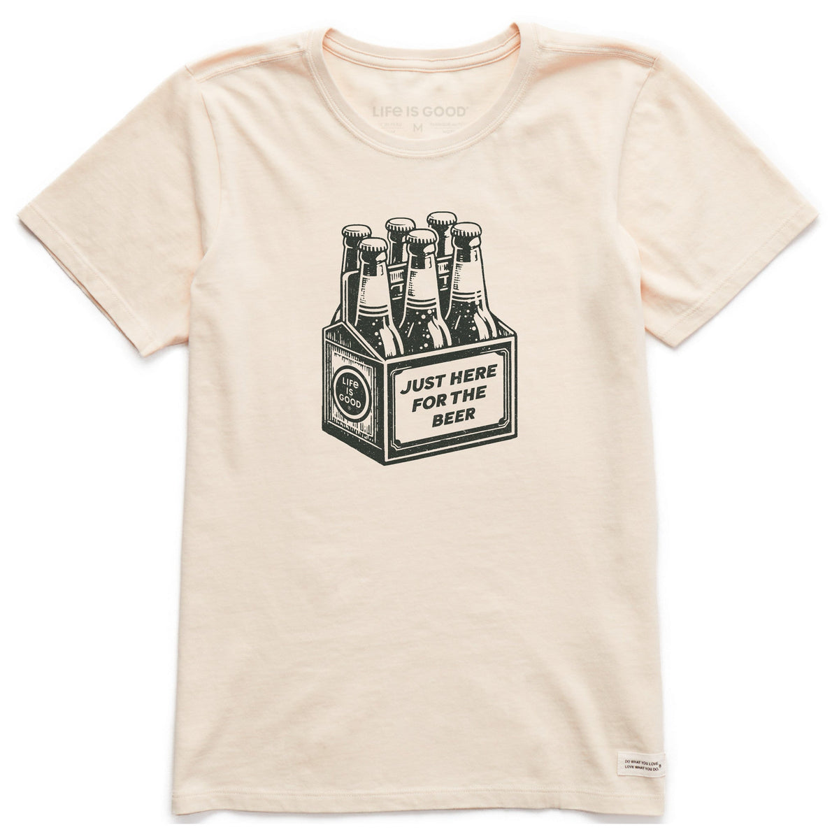Women's Here for the Beer (6 pack) Short Sleeve Crusher Tee