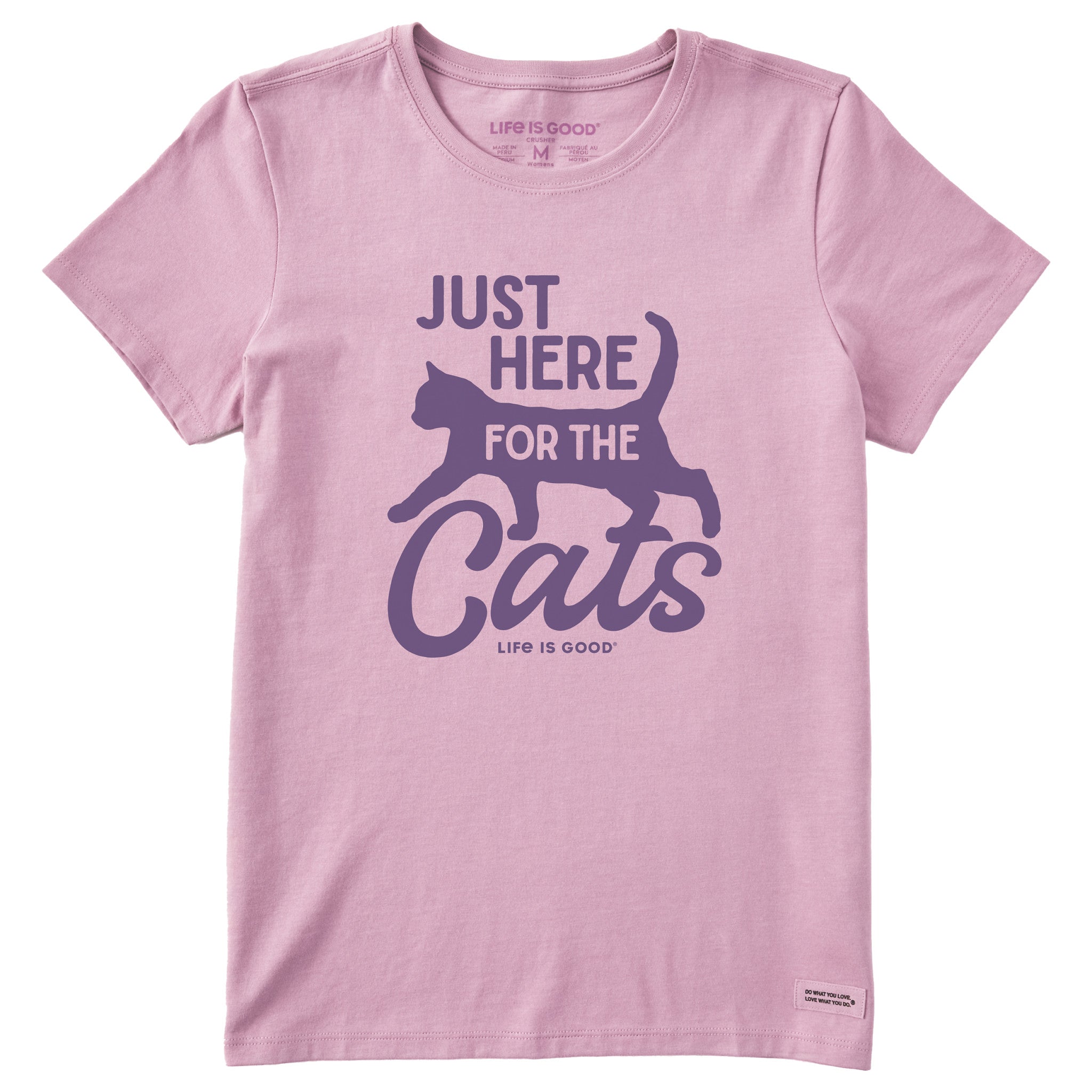 Women's Here for the Cats Short Sleeve Tee