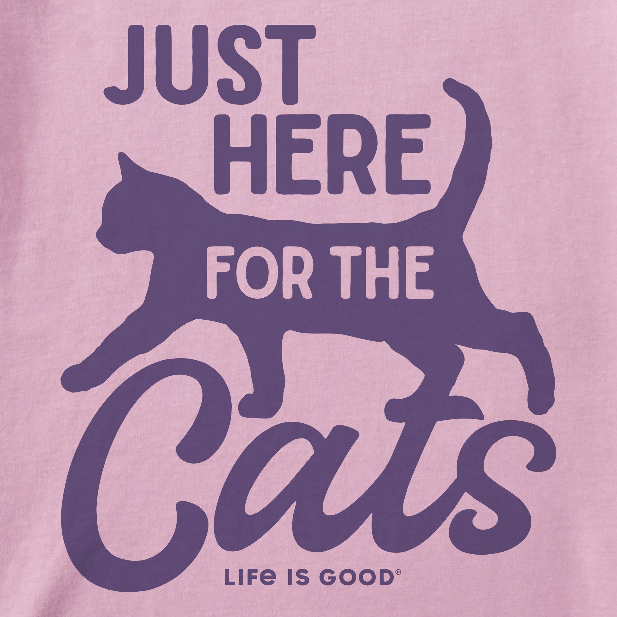 Women's Here for the Cats Short Sleeve Tee