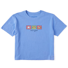 Women's All American Short Sleeve Crusher Boxy Tee