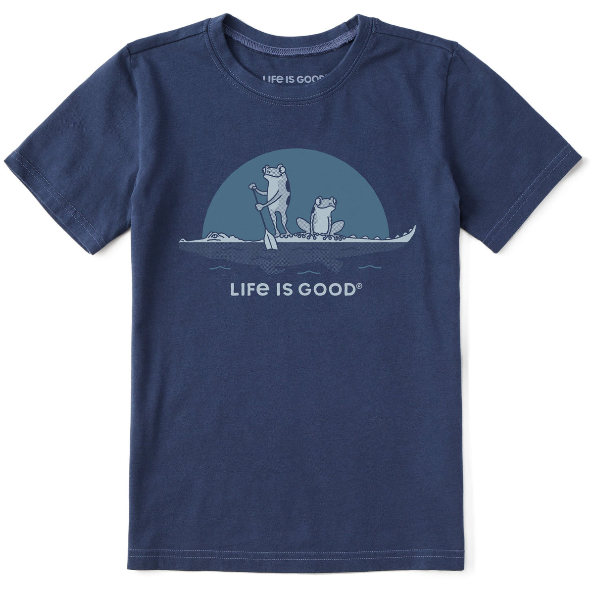 Kids Frogs on a Croc Short Sleeve Crusher Tee