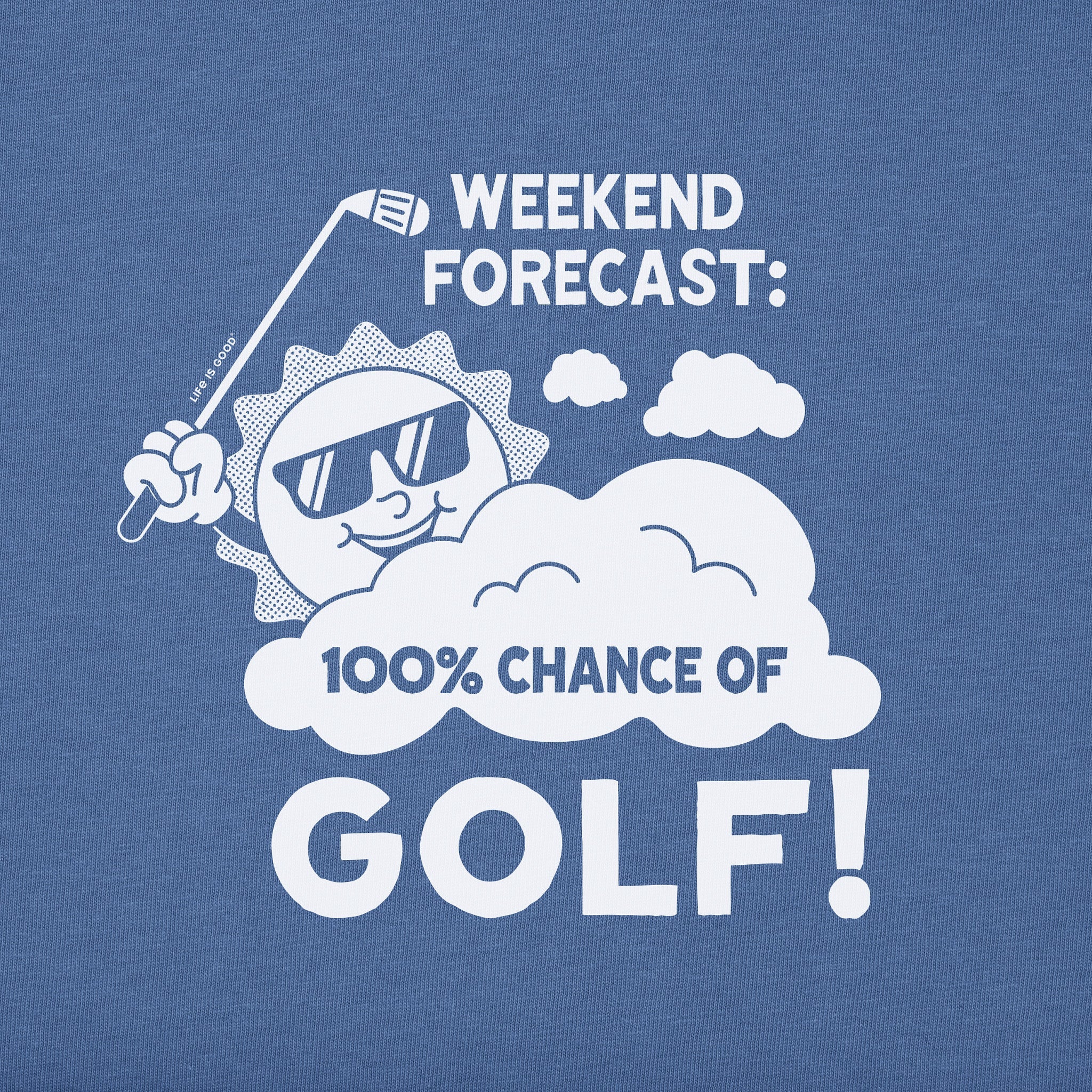 Men's 100% Chance of Golf Short Sleeve Tee