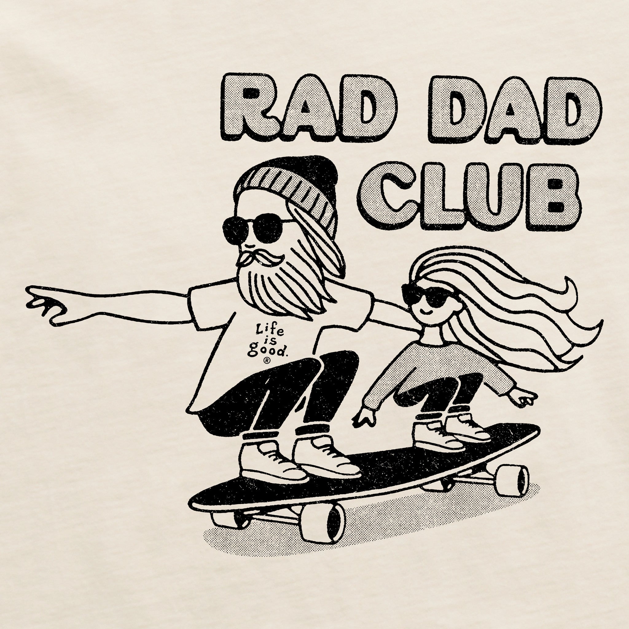 Men's Rad Dad Club Short Sleeve Crusher Tee