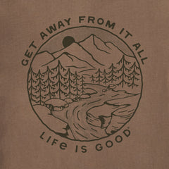 Men's Get Away From it All Mountains Short Sleeve Crusher Tee