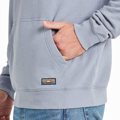 Men's Solid French Terry Pullover Hoodie