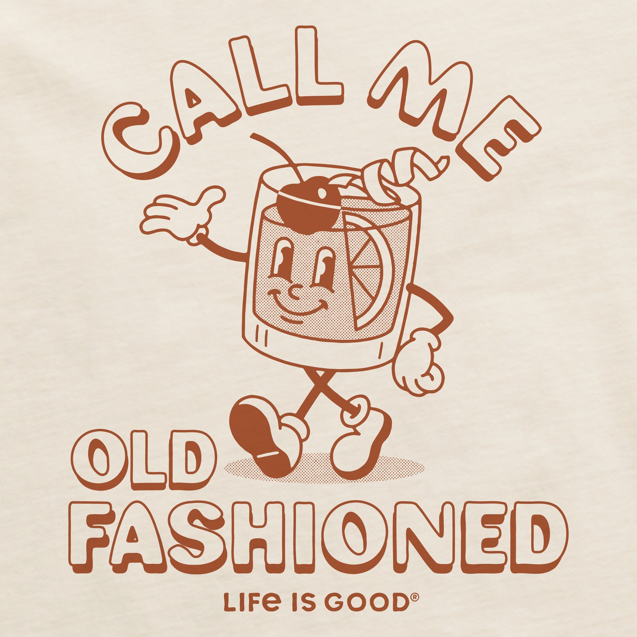 Women's Call Me Old Fashioned Mascot Short Sleeve Crusher Tee