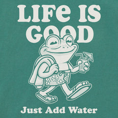 Women's Just Add Water Frog Short Sleeve Crusher Tee