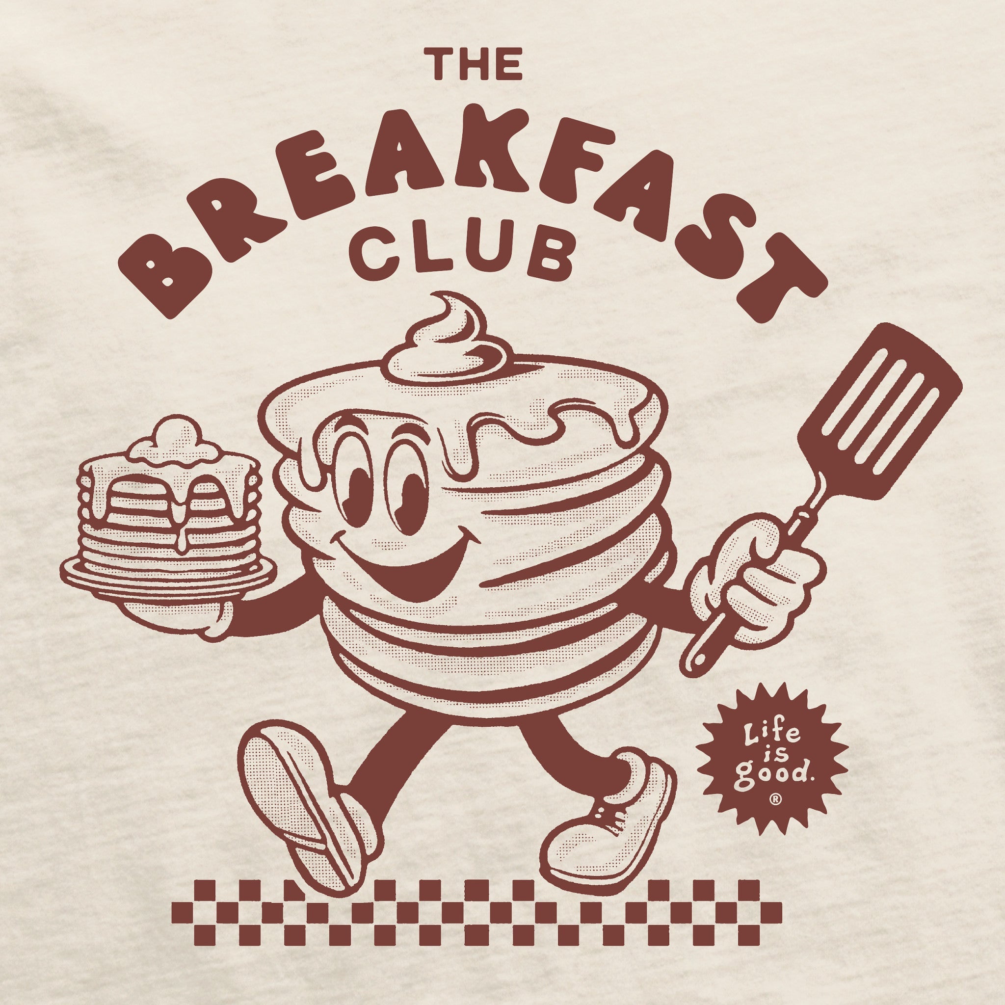Men's The Breakfast Club Pancakes Short Sleeve Crusher Tee