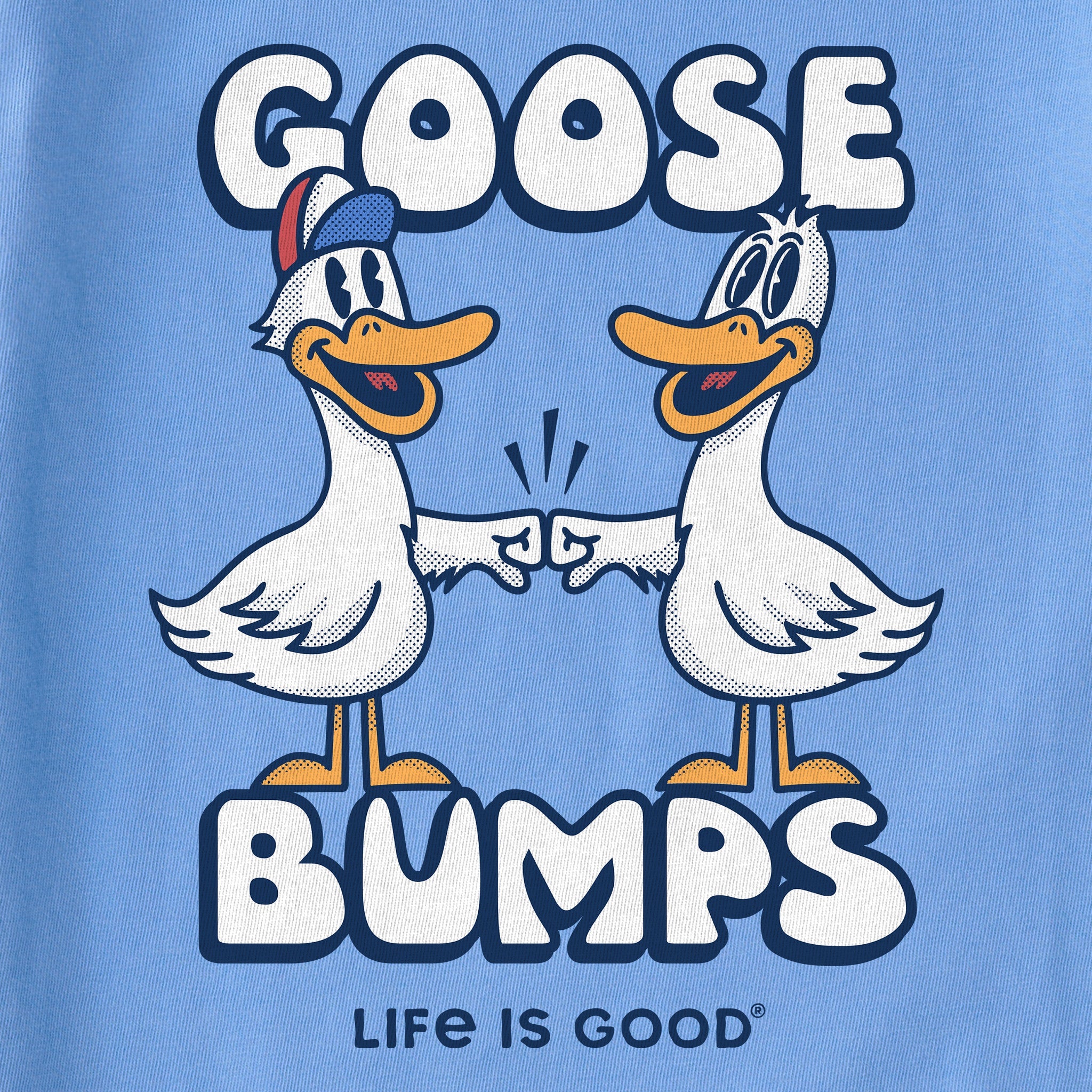 Kids Goose Bumps Mascot Short Sleeve Crusher Tee