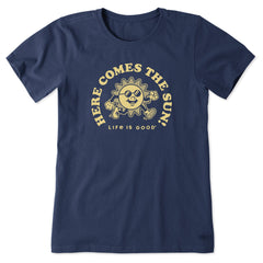 Women's Here Comes the Sun Mascot Short Sleeve Tee