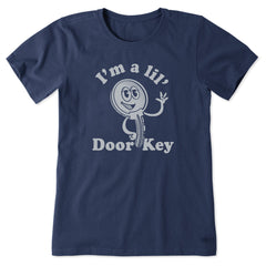 Women's I'm a lil Door Key Short Sleeve Tee