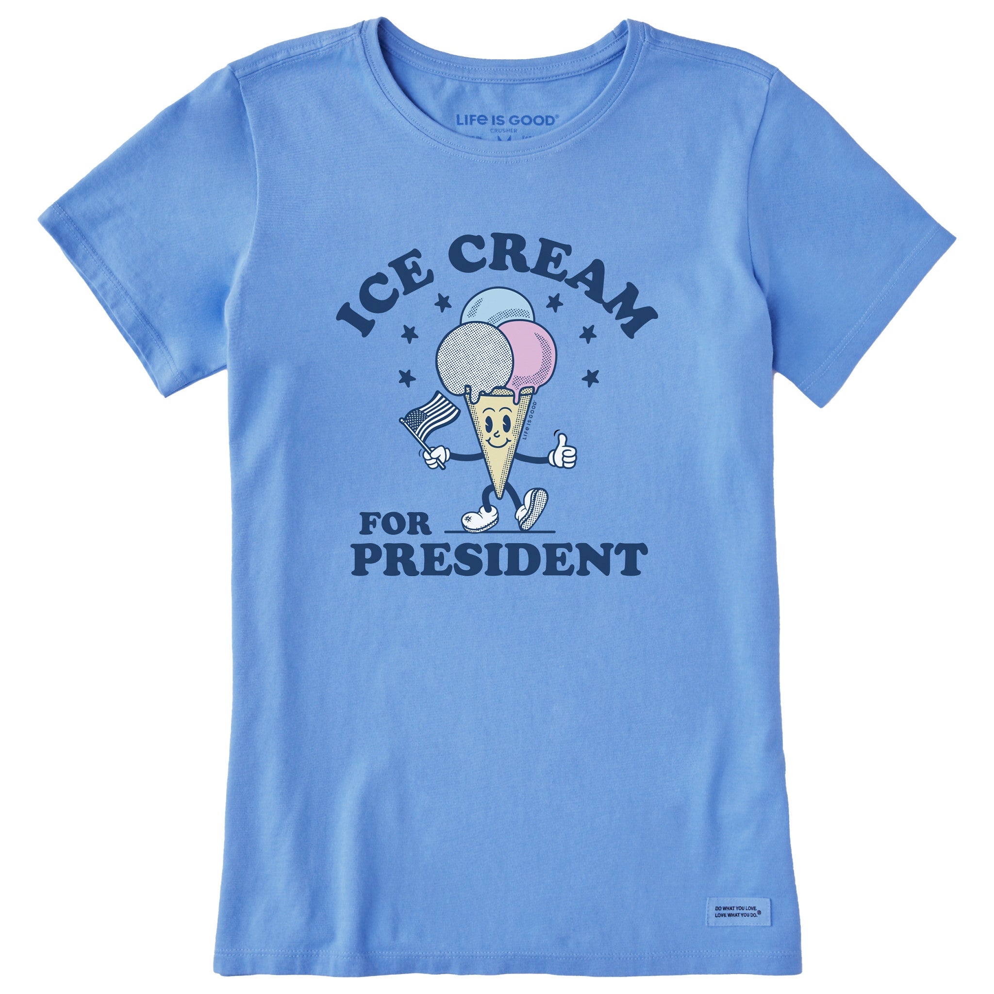 Women's Ice Cream for President Short Sleeve Tee